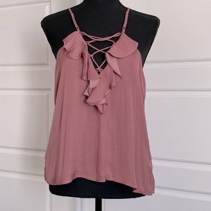 Dressy rose colored tank